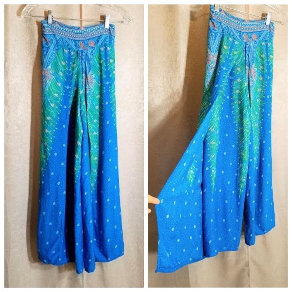 Lofbaz Herem Boho Peacock Pants sz M Medium